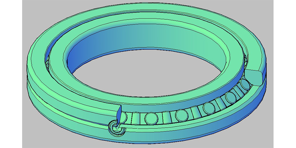 Crossed roller bearing